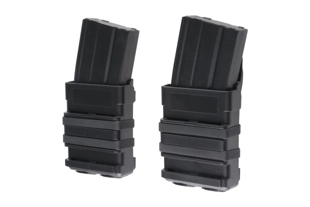 Double Open III (M) 5.56 Magazine Pouch - Black