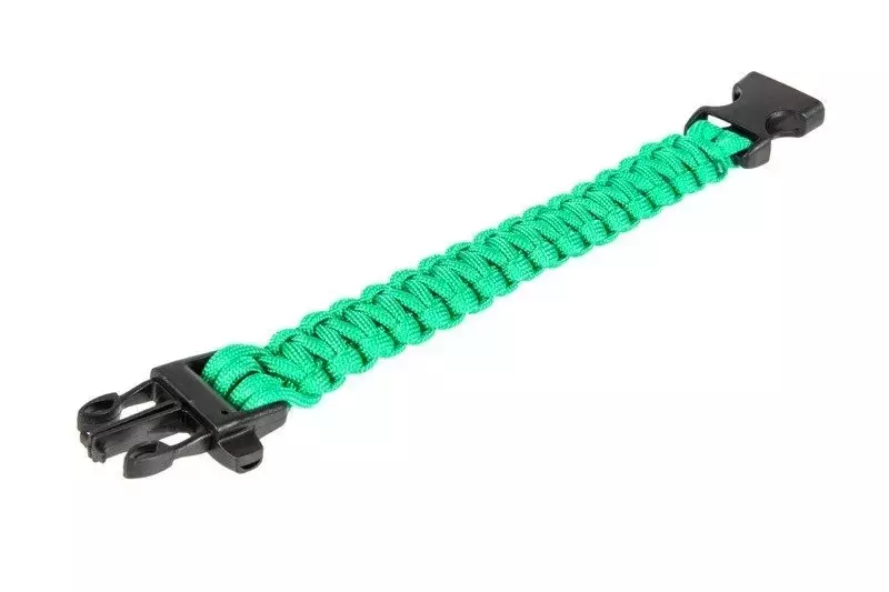 Survival Bracelet (Fastex) - Green