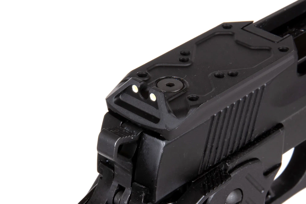 Replika pistoli ICS Hi-Capa Challenger CO2 černá