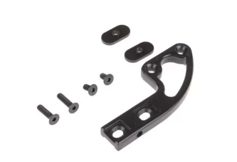 Aluminum flashlight mount - black