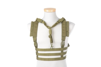 Low Profile Chest Rig Tactical Vest - Olive Drab