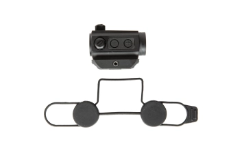 Solar Power Red Dot Sight Replica (Low Mount) - Black