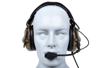 Tactical Gen. 5 Wosport HD-19 Tan hoofdtelefoon