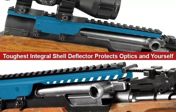 Kryt komory SKS s 22mm RIS lištou - černý