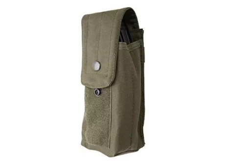 Porte chargeur single pour deux chargeurs AK – olive