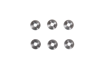 Jeu de 6 paliers lisses 8mm TopMax Inox Low Profile