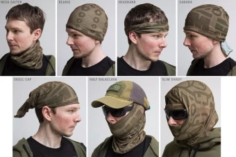MSM Shemagh Multi-wrap - marrón polvoriento