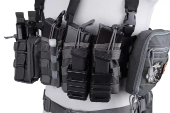 Gilet tactique Dynamic Chest rig - Gris Primal