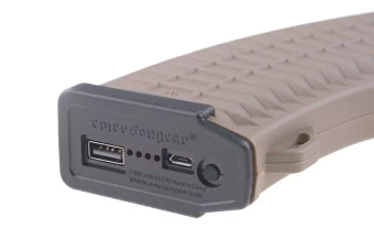 Powerbank case w kształcie magazynka AK - tan