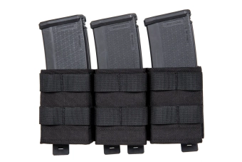 Porte-chargeur à triple ouverture 7,62 mm Wosport Noir