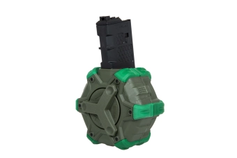  green gas drummag for M4/16 replicas  - Olive