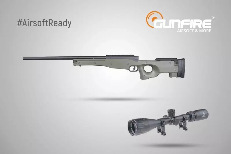 #AirsoftReady Set - Sniper Replica + Scope