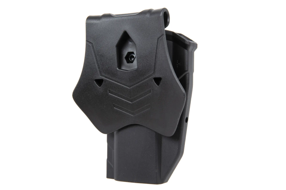 Holster Amomax pour réplique de type 1911 avec optique (droitier) Noir