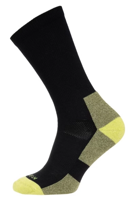 Na Giean MEDIUM WEIGHT CREW socks NGCM4001 S (37-40) black-green
