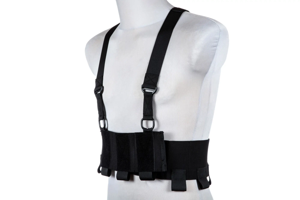 Low-Vis Chest Rig - Black