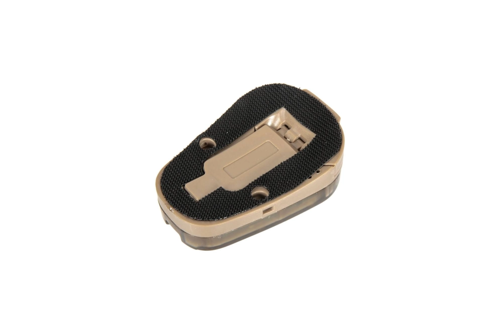 Helmet Electronic Light Marker - Green - Tan