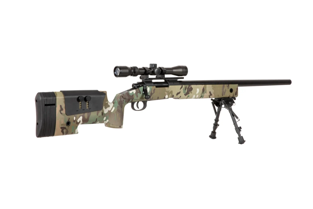 Réplique de fusil de précision SA-S02 CORE™ avec une lunette et un bipied - MC 
