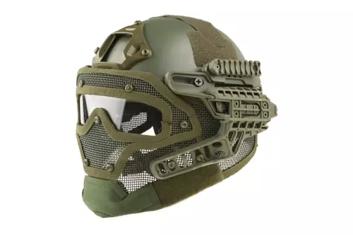 Replika přilby FAST Gunner (MH) - olivová barva