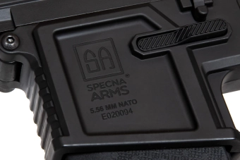 Specna Arms SA-E12 EDGE 2.0™ GATE ASTER New receiver/Light Ops Stock airsoft Carbine Black (OUTLET)