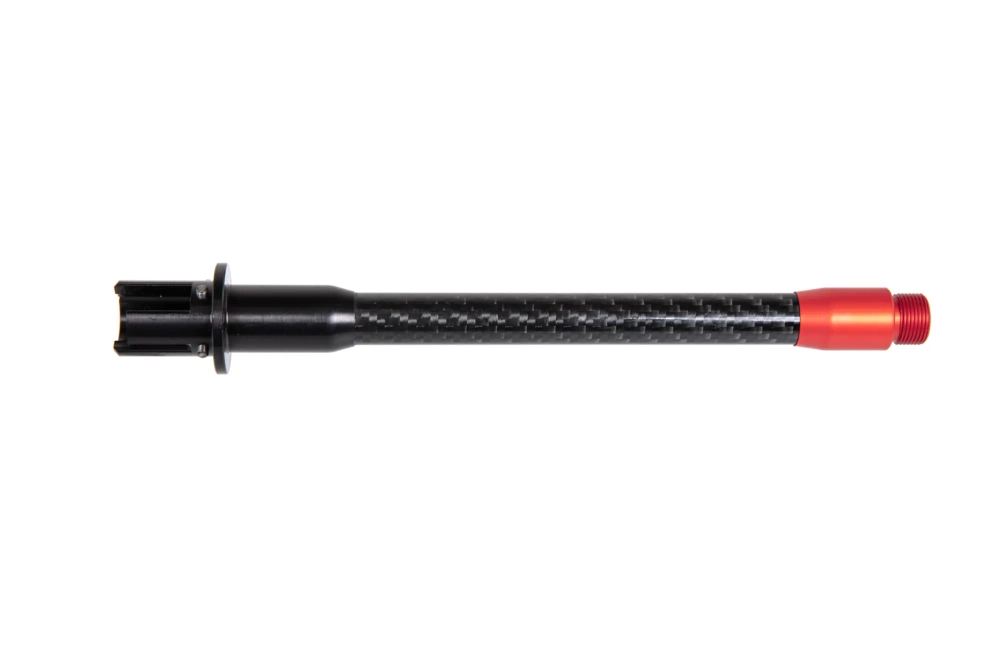 Outer barrel for M4/M16 Mancraft Hybrid CNC -Carbon 8" Red