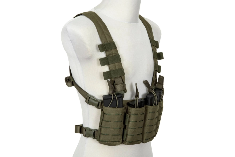 Apache Chest Rig Tactical Vest - Ranger Green