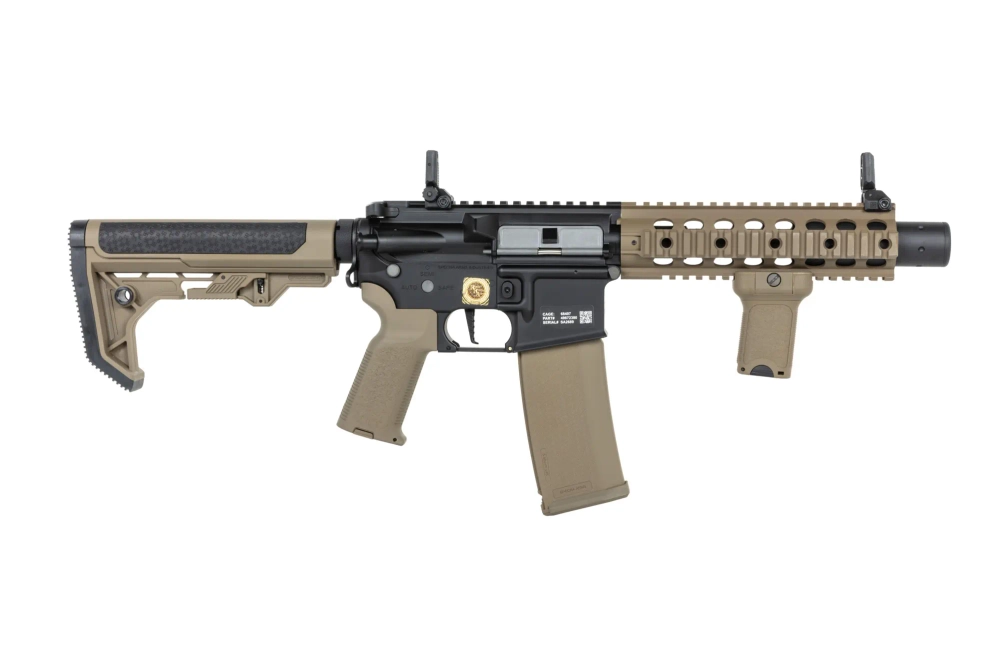 Specna Arms RRA SA-P05 PRIME™ HAL™ ETU Lichte Ops Kolf ASG Karabijn Hoog Koppel Half-Tan Versie