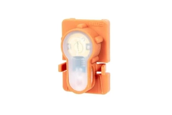 Elektronická značka Lightbuck RIS - oranžová (světle oranžová)