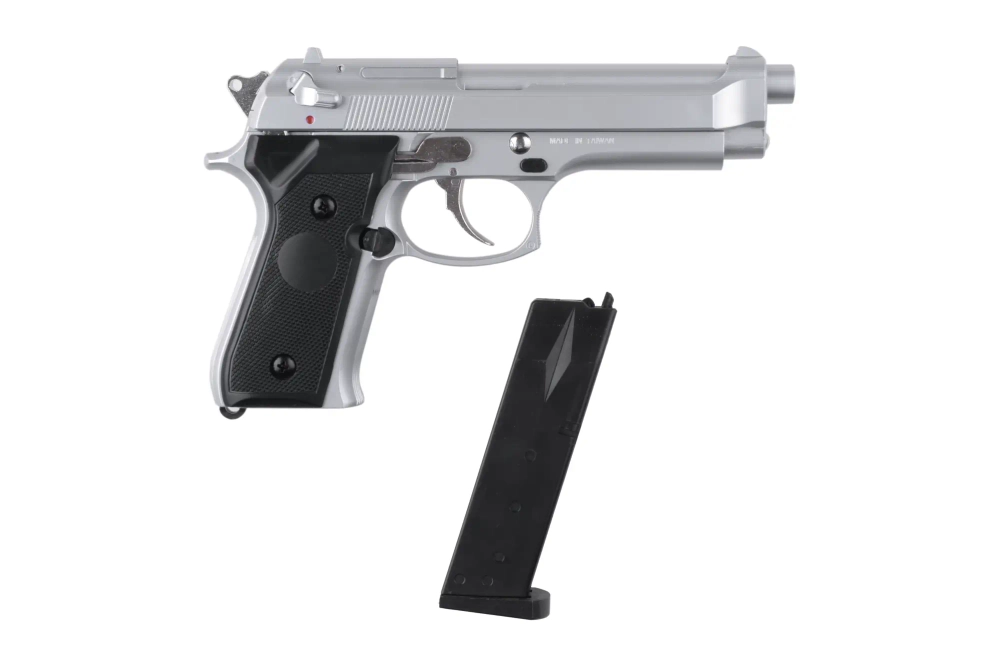 Replika pistoletu GGH9502S - srebrna
