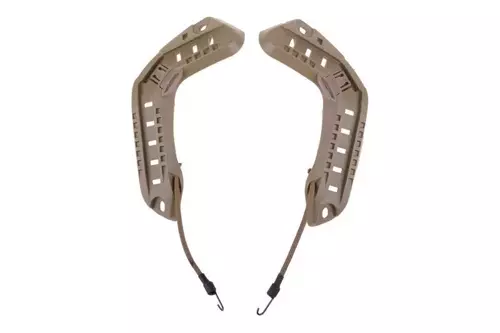 Juego de raíles de montaje para cascos tipo FAST - color canela