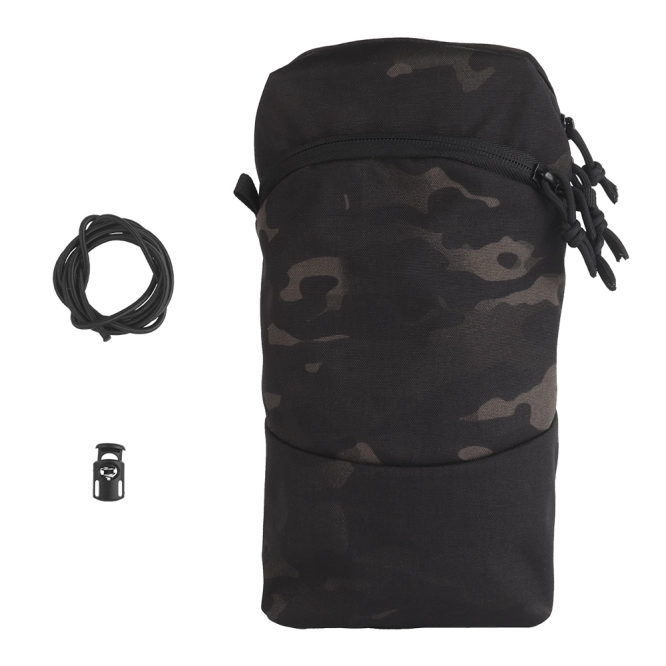 Wosport Cargo universal pocket 3x6 Vertical Laser Cut MC Black