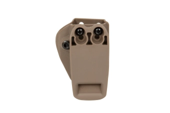 Kydex Single Pistol Magazine Carrier - Dark Earth