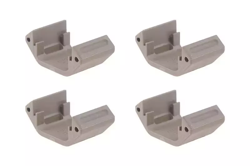AM-DH-013-DE Rail Cover Set for Amoeba Handguards - Tan