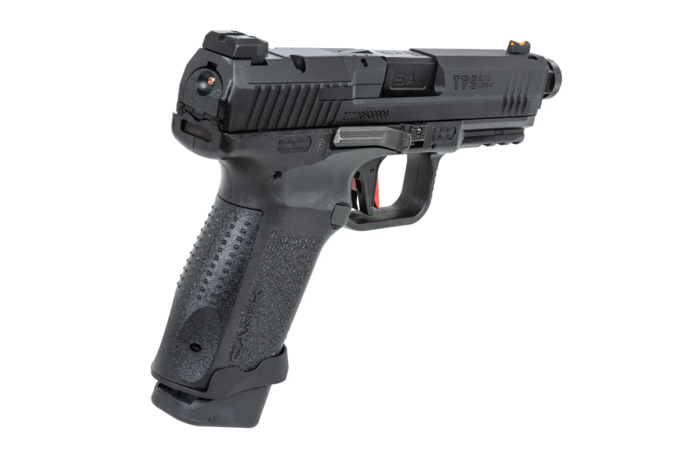Cybergun x SAI Canik TP9 Elite Combat Green Gas airsoft Pistol Black