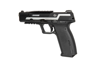Pistola de airsoft Piraña TR - plata