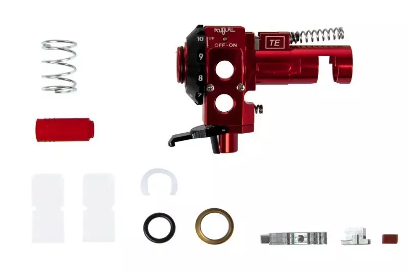 Rotary CNC Hop-Up Chamber for M4/M16 Replicas - Red
