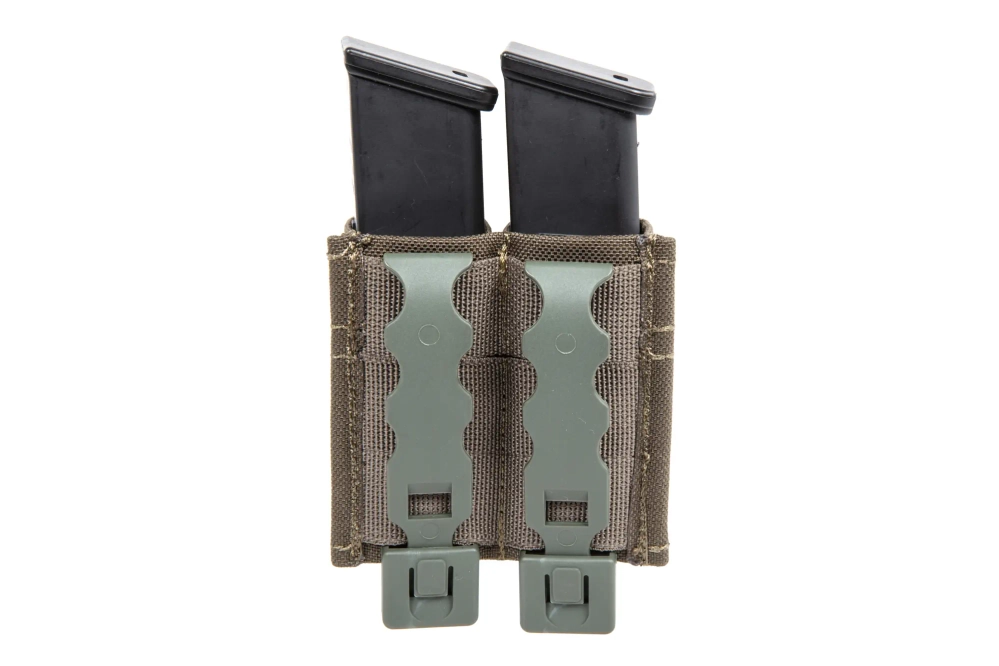 Funda para cargador doble de pistola Wosport Ranger Verde
