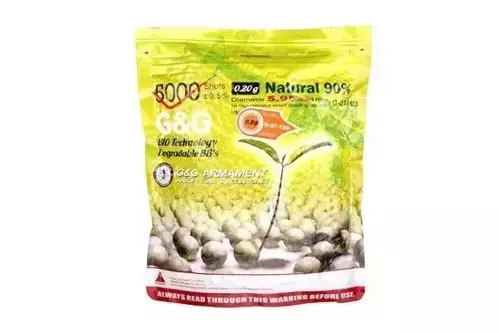 BBs biodegradable 0.20g G&G 5000 pcs