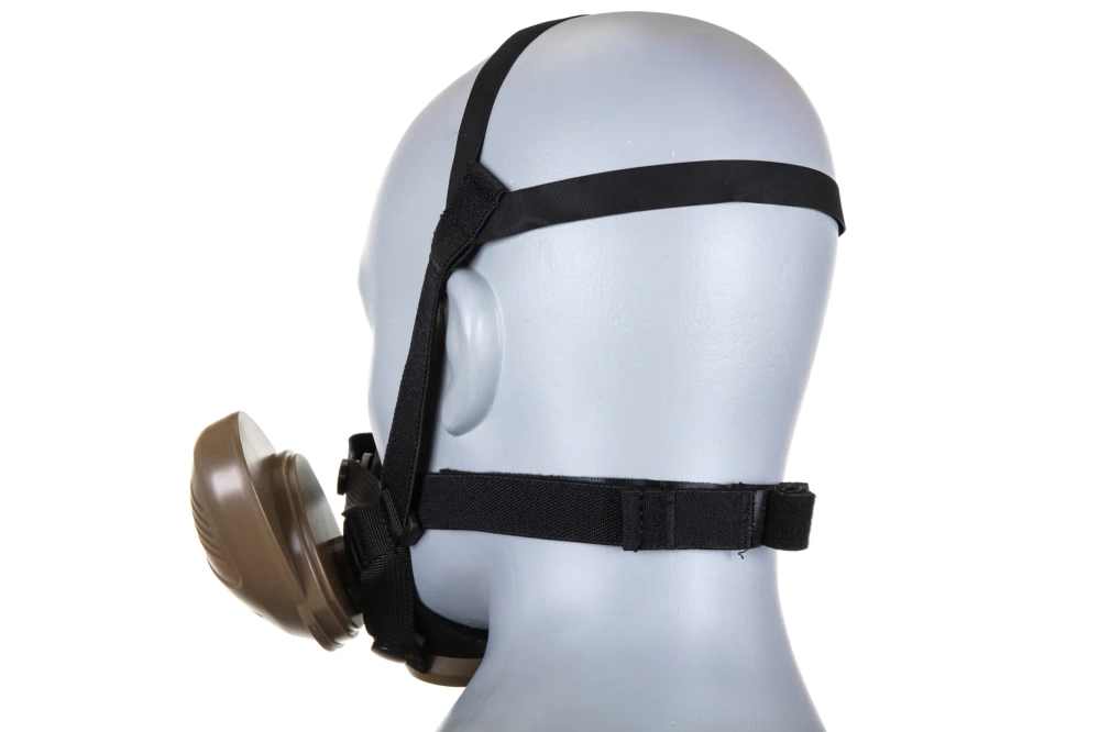 Taktický respirátor Modelovací maska Tan