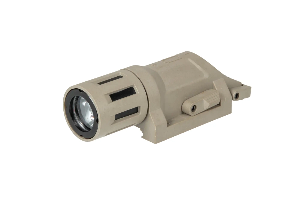 Lampe tactique sur RIS - tan