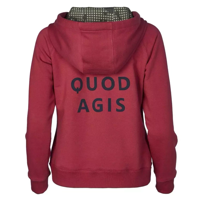 Sudadera SUPER HOODIE de mujer - Rojo remolacha