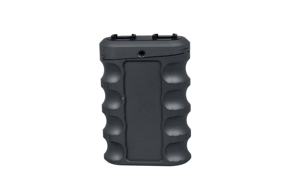 JJ Airsoft JA-1393 angled front grip for M-LOK/Keymod rail (aluminium) Black