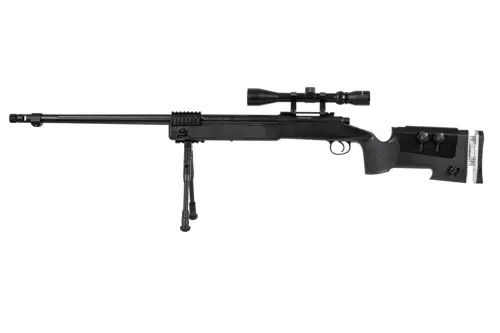 Fusil airsoft fusil de sniper MB17D - avec lunette et bipode