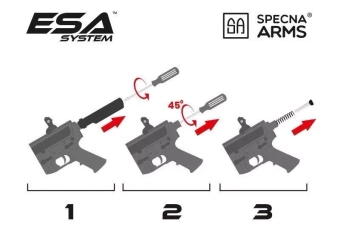 Carabina de airsoft RRA SA-E11 EDGE™ TITAN™ V2 Custom– Full-tan