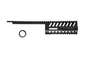 Frente RIS de 6 para réplicas tipo M4/M16 - negro"