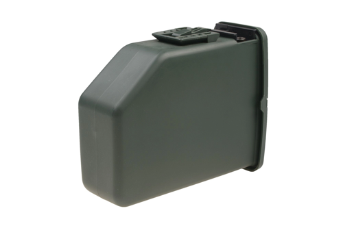 Doos magazijn 2400 kogels voor replica type M249 - olijfgroen