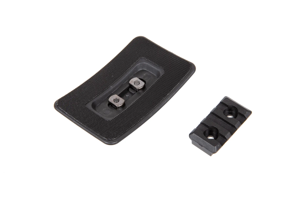 Soporte de velcro para casco - Negro