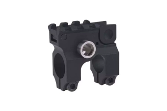 M4/M16 Gas Block with Foldable Front Sight - Black
