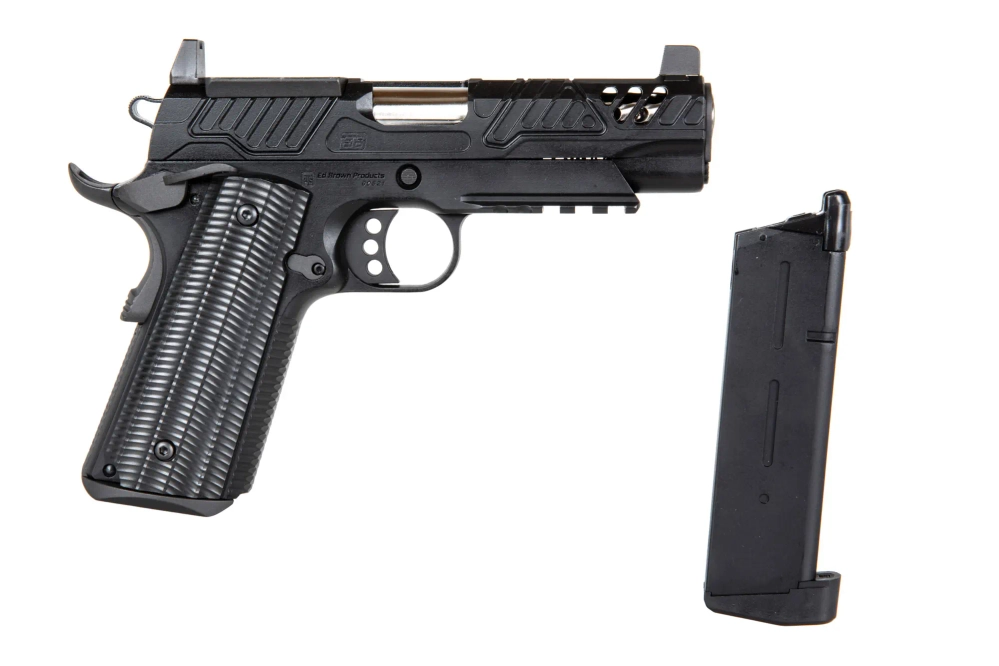 ASG PTS ZEV ED-Brown 1911 pistol (Standard Version) Black