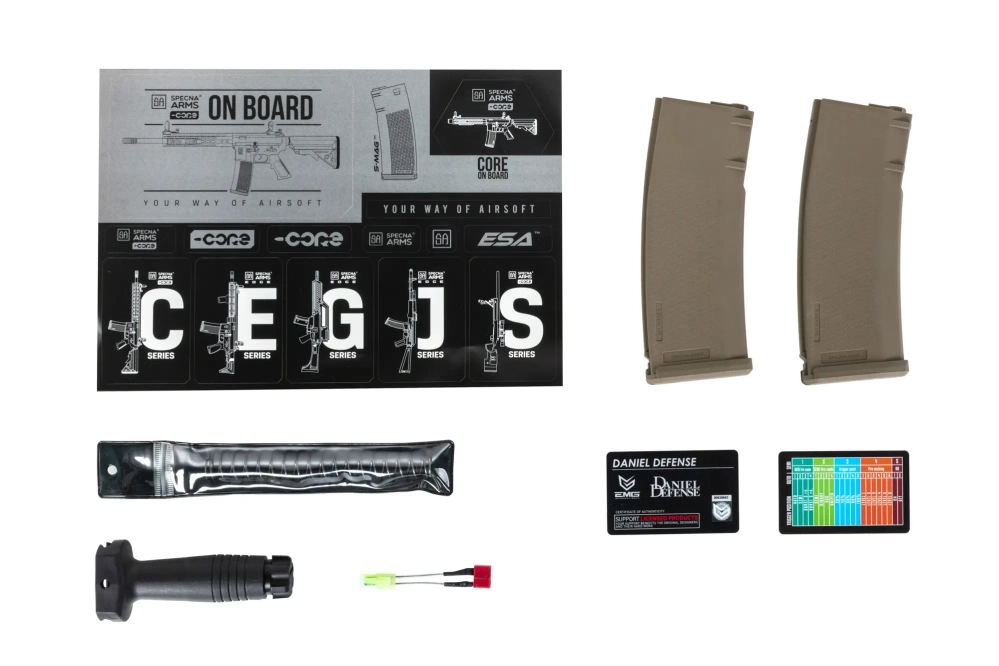 Karabinek ASG Specna Arms Daniel Defense® MK18 SA-C19 CORE™ HAL ETU™ Gen.2  Chaos Bronze