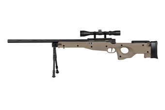 Réplique de sniper Specna Arms SA-S11 EDGE™ avec lunette et bipied Tan